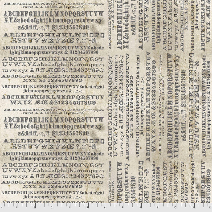 PWTH175.PARCHMENT Monochrome Typography
