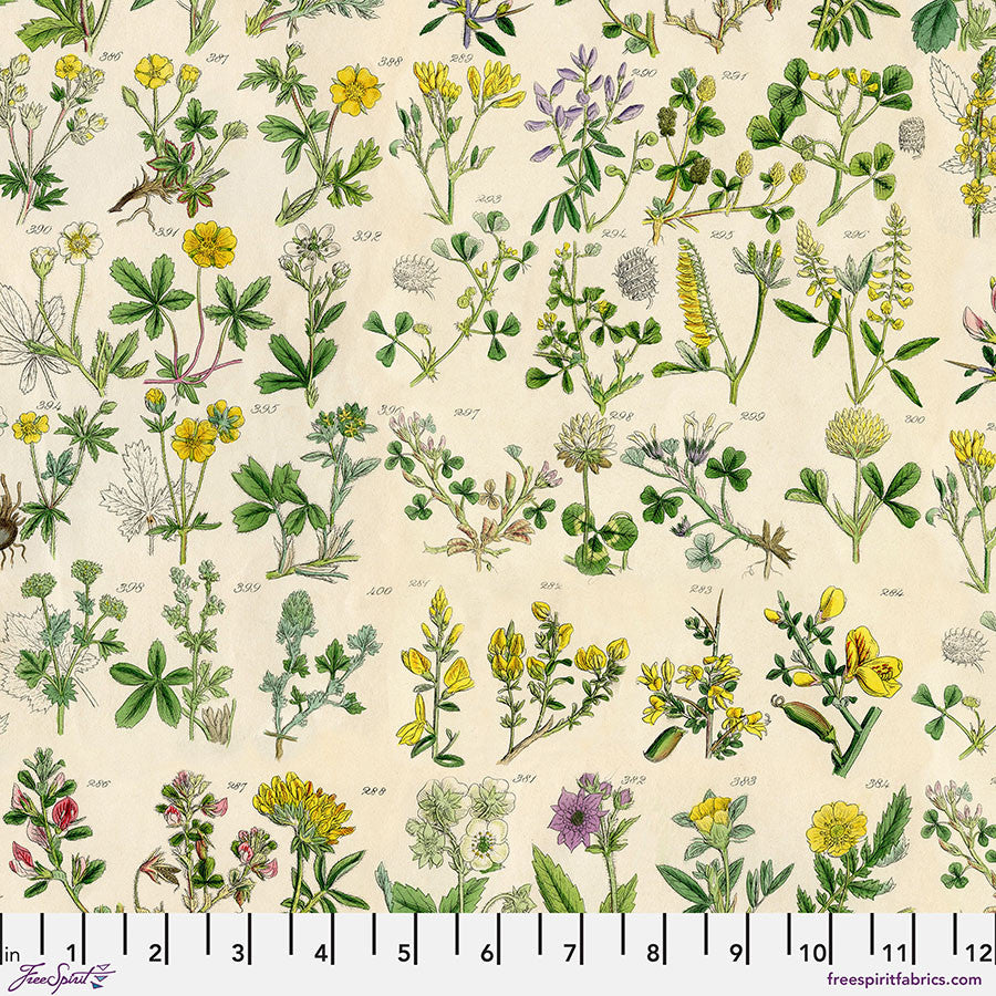 PWTH245.YELLOW Palette Yellow Botanical