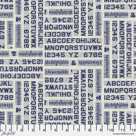 PWTH295.INDIGO Palette Indigo Typography