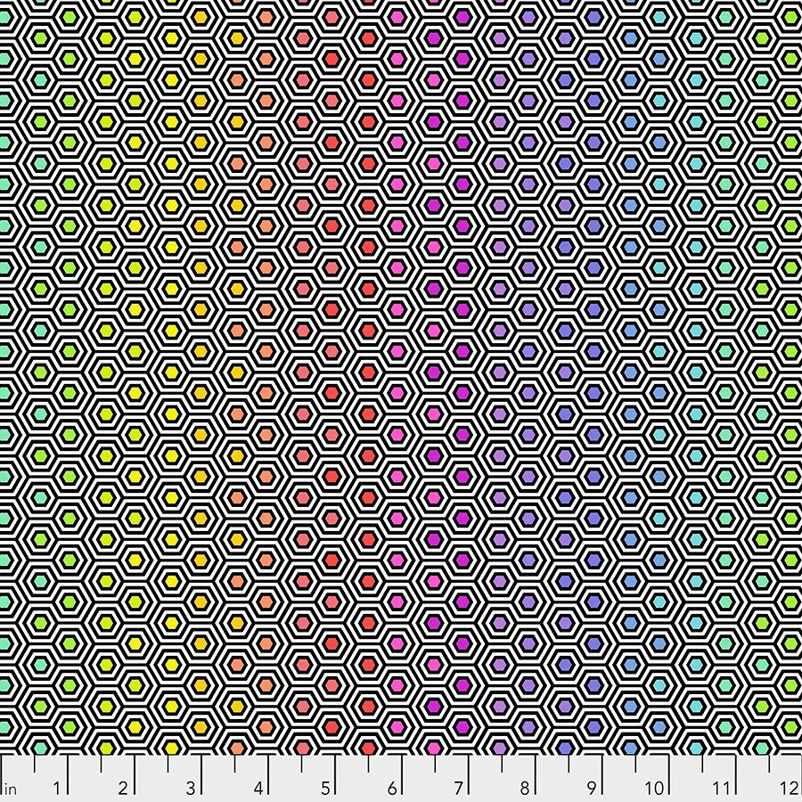PWTP151.INK True Colors Hexy Rainbow