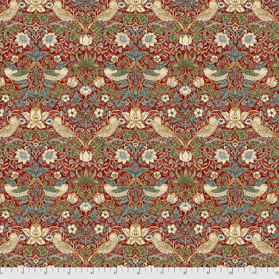 PWWM002.REDXX Morris & Co. Mini Strawberry Thief