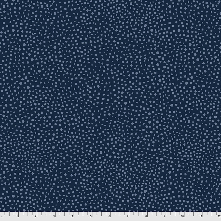PWWM008.NAVYX Morris & Co. Seaweed Dot