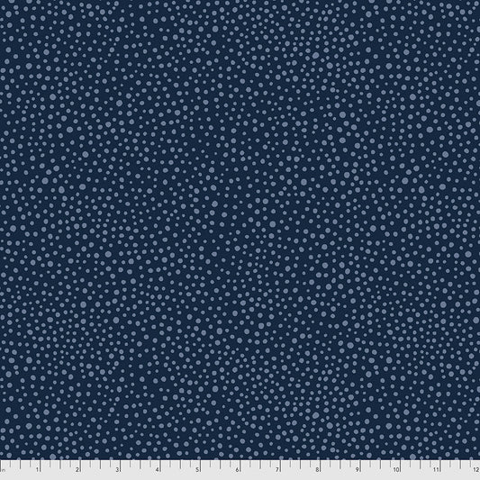 PWWM008.NAVYX Morris & Co. Seaweed Dot