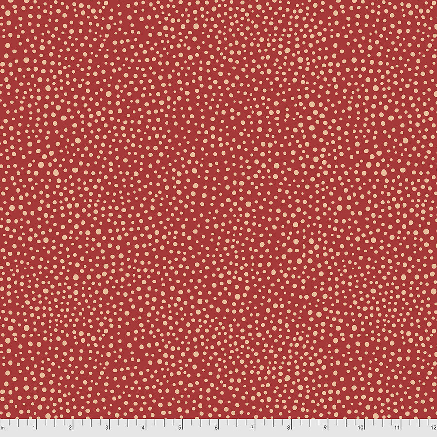 PWWM008.REDXX Morris & Co. Seaweed Dot
