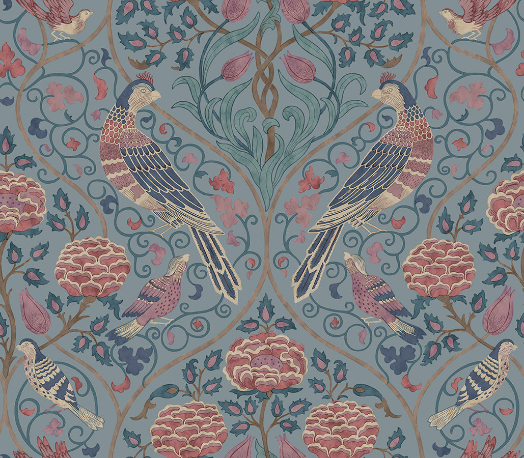 PWWM045.PLUM May Morris Seasons by May Large