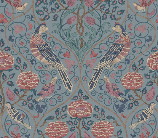 PWWM045.PLUM May Morris Seasons by May Large