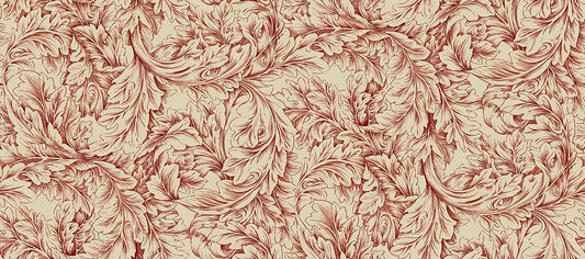 PWWM096.REDHOUSE Hastings Small Acanthus Scroll