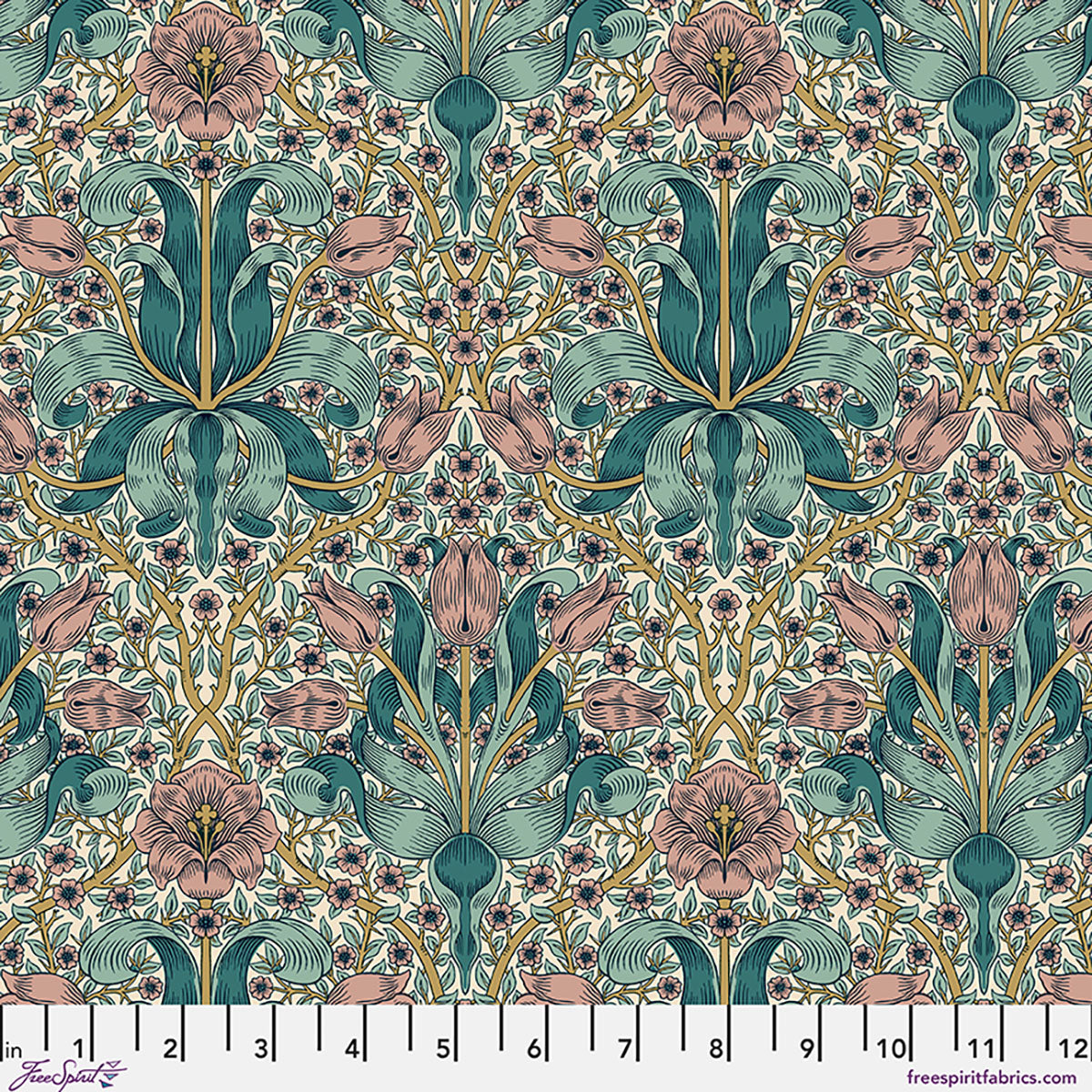 PWWM148.TEAL Lodden Spring Thicket