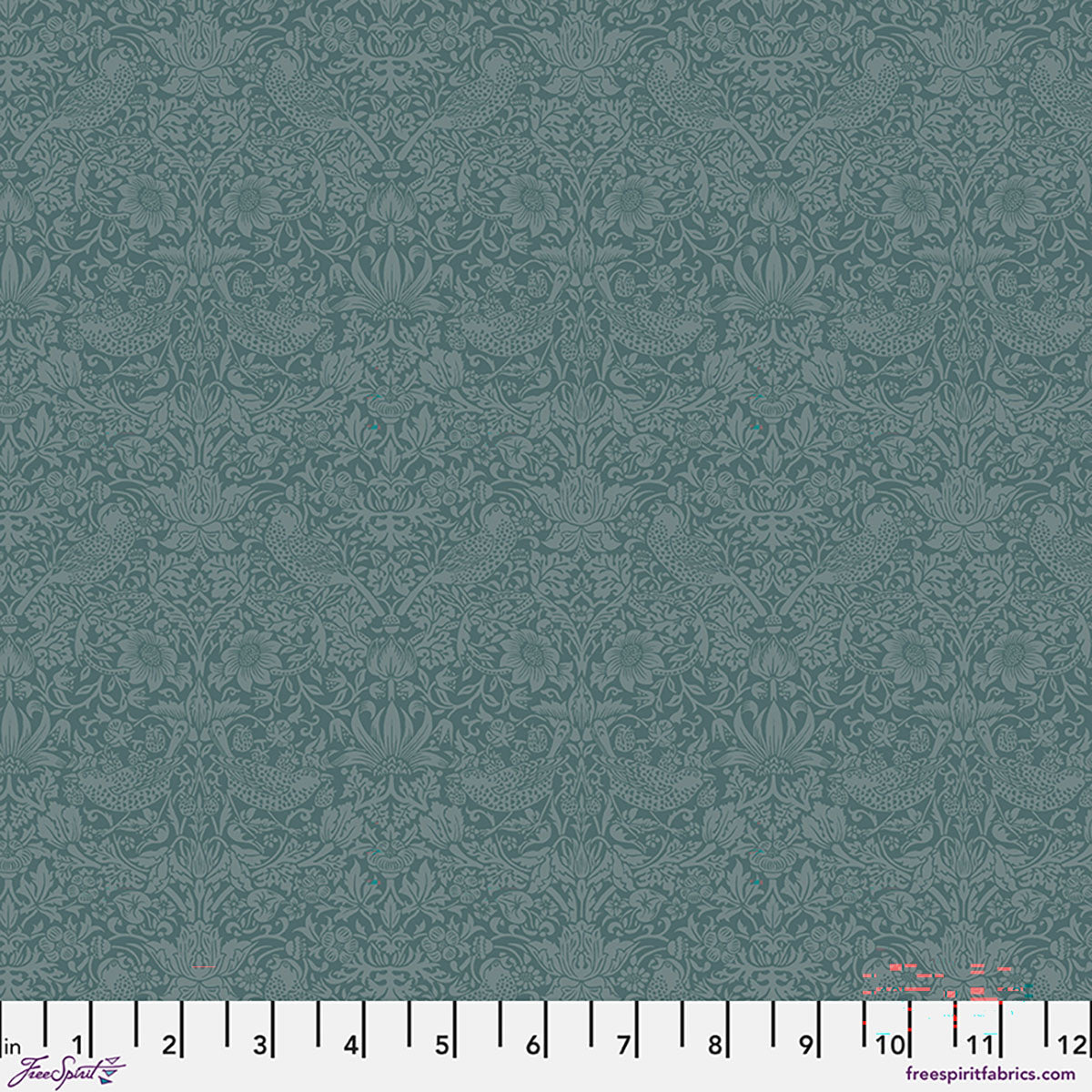 PWWM153.EMERYBLUE The Trellis Palette 2 Tonal Strawberry Thief