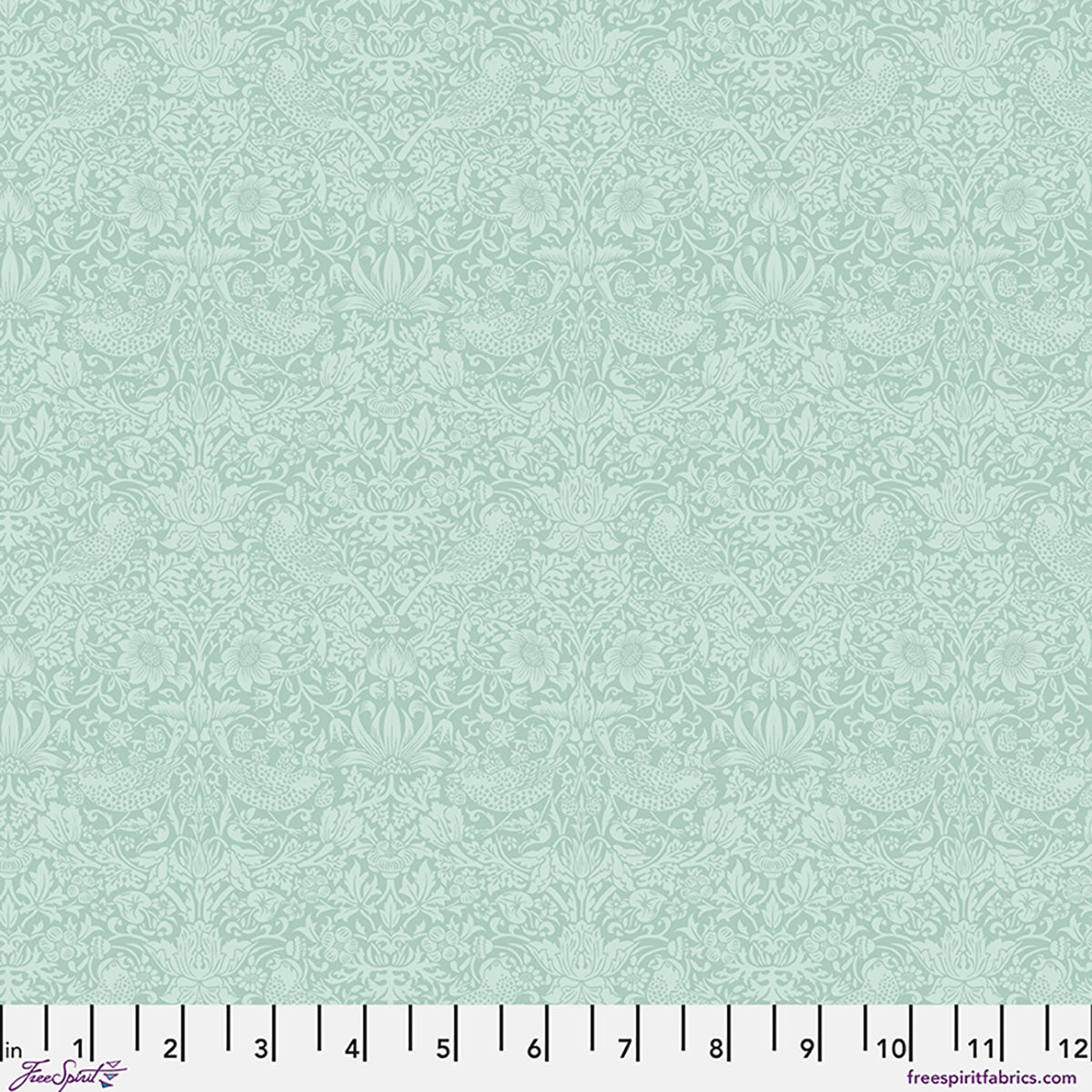 PWWM153.KELMSCOTTWATER The Trellis Palette Tonal Strawberry Thief