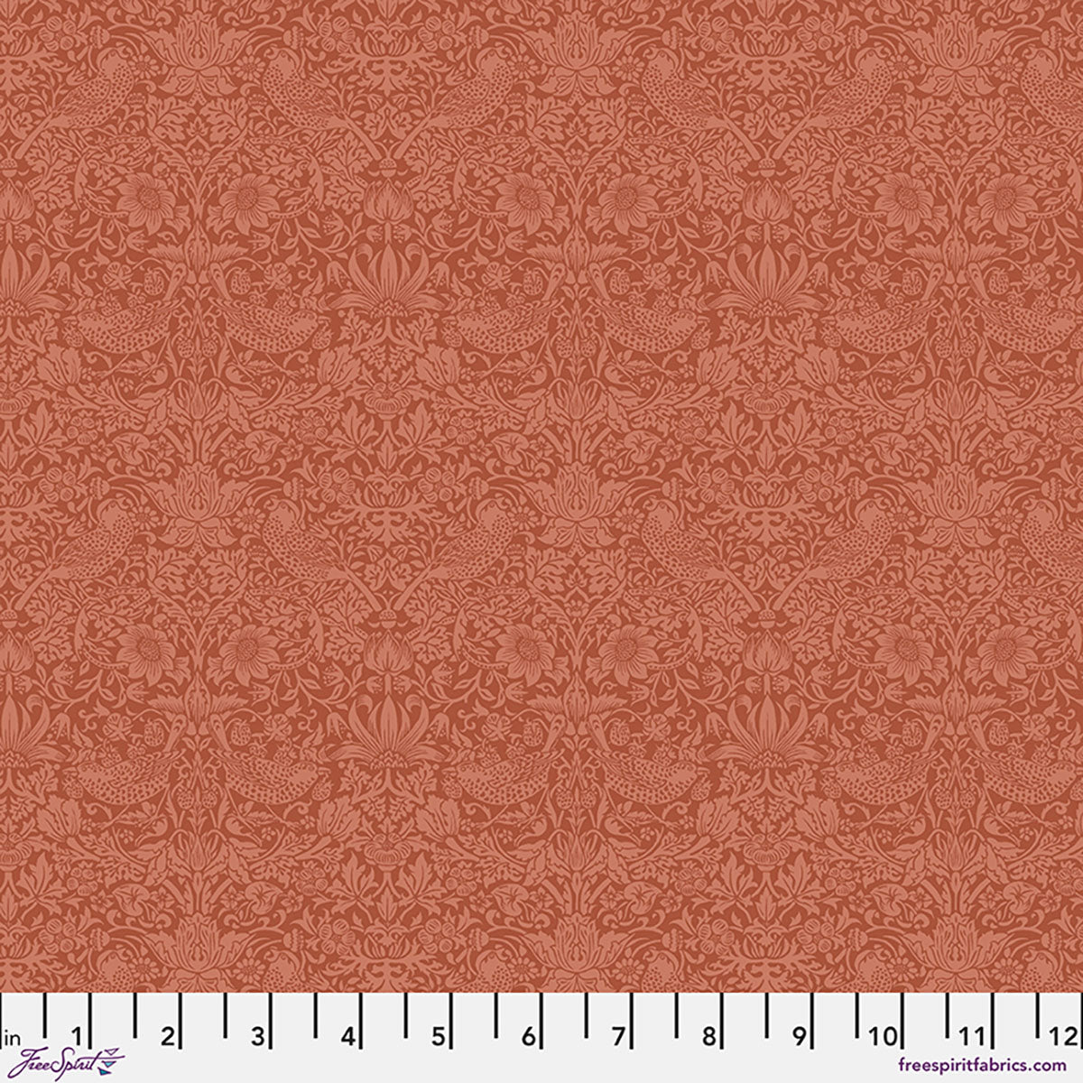PWWM153.REDHOUSE The Trellis Palette 2 Tonal Strawberry Thief