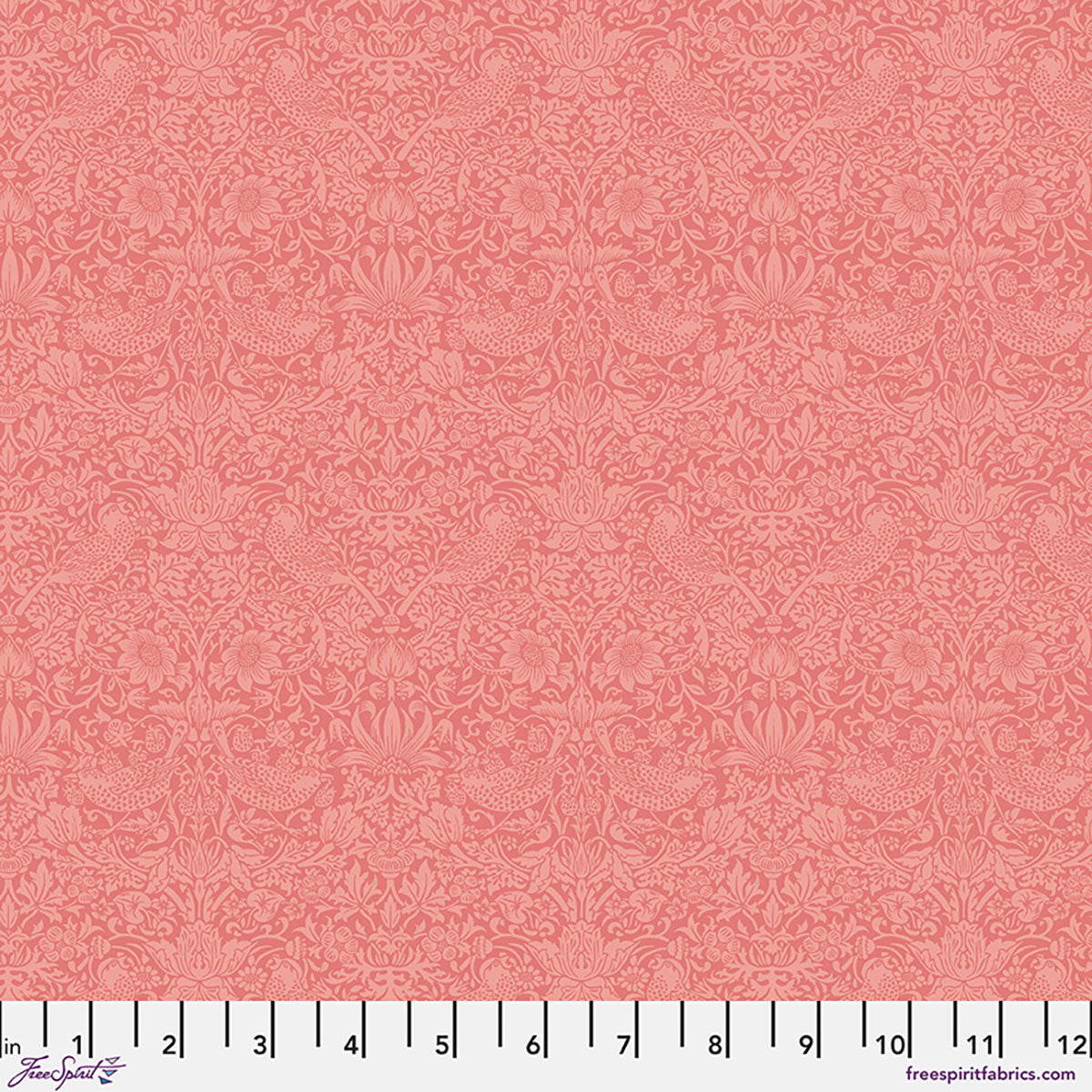 PWWM153.ROSECOCKLE The Trellis Palette 2 Tonal Strawberry Thief