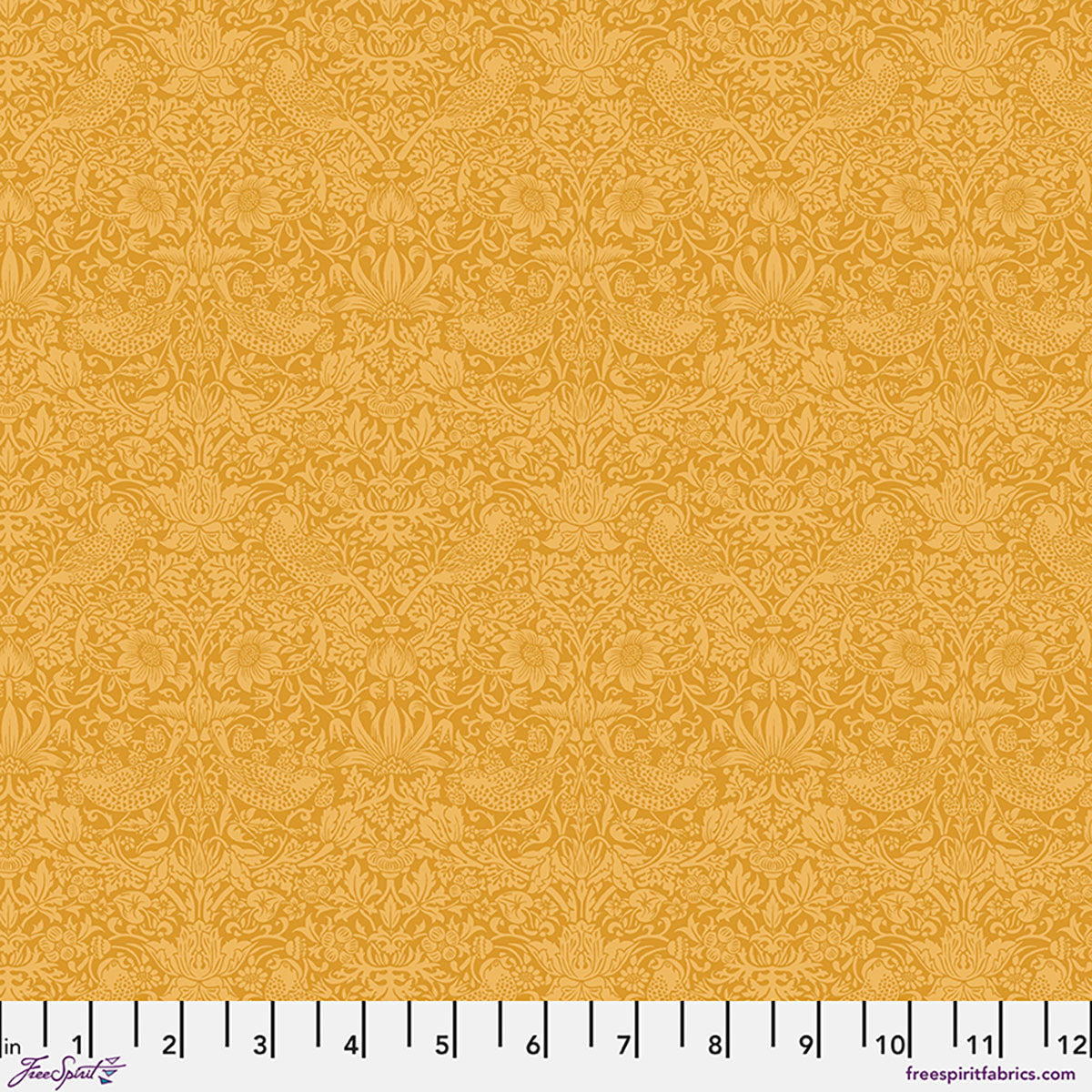 PWWM153.SUNFLOWER The Trellis Palette 2 Tonal Strawberry Thief