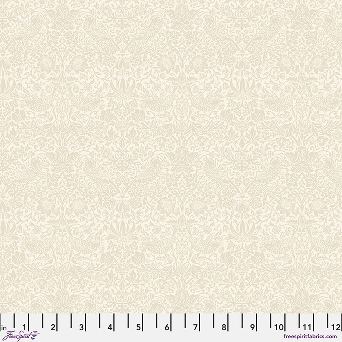 PWWM153.THEFIRMSWHITE The Trellis Palette 2 Tonal Strawberry Thief
