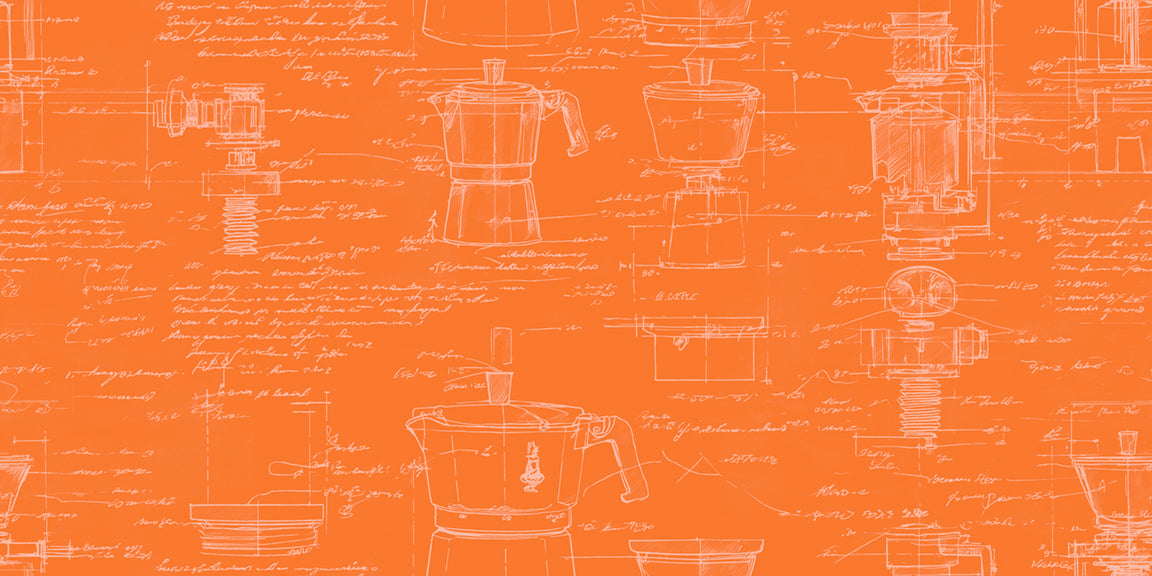 PWZC014.ARANCIO Dolce Roma Caffettiera