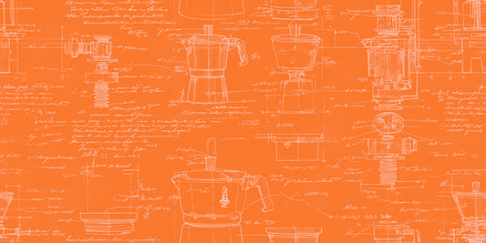 PWZC014.ARANCIO Dolce Roma Caffettiera
