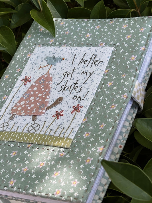 Put My Skates on Notebook Cover Pattern