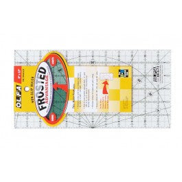 6-X-12-SQUARE-FROSTED-ACRYLIC-RULER-QR-6X12