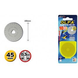 45MM-TUNGSTEN-TOOL-STEEL-ROTARY-SPARE-BLADE,-PACK-OF-10-RB45-10