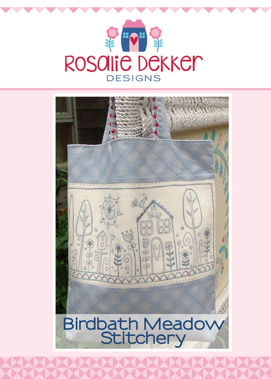 RQ228 BIRDBATH MEADOW STITCHERY