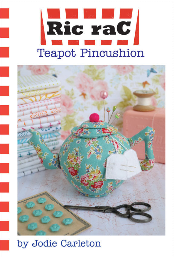 RR761 TEAPOT PINCUSHION BY JODIE CARLETON