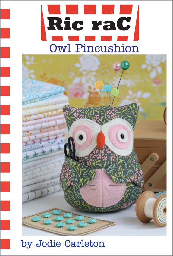 RR762 OWL PINCUSHION BY JODIE CARLETON