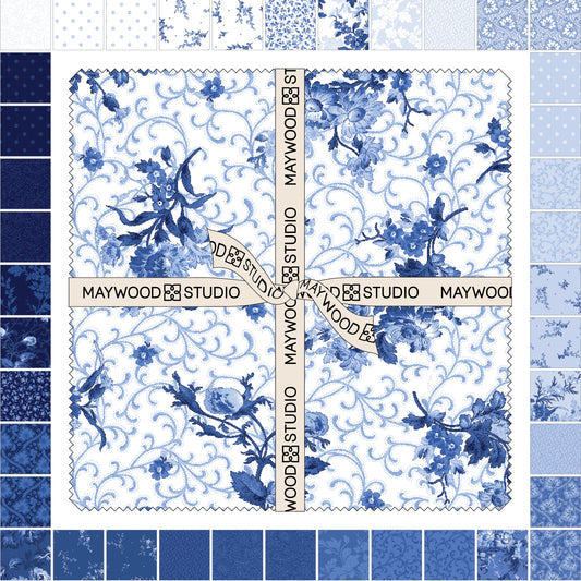 SQ-MASBLBE BLUE BELLE 10" SQUARES (42PC)