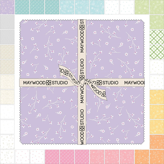 SQ-MASKBBF-SWDR KIMBERBELL BASICS FLANNEL SWEET DREAMS 10" SQUARES (42PC)