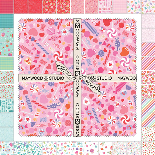 SQ-MASSWSH SWEET SHOPPE 10" SQUARES (42PC)