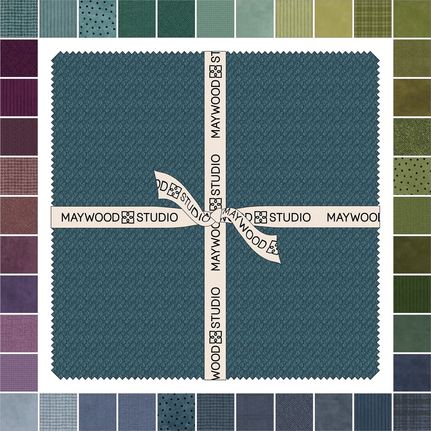 SQ-MASWOF-GEMS Woolies Flannel by Bonnie Sullivan for Maywood Studio