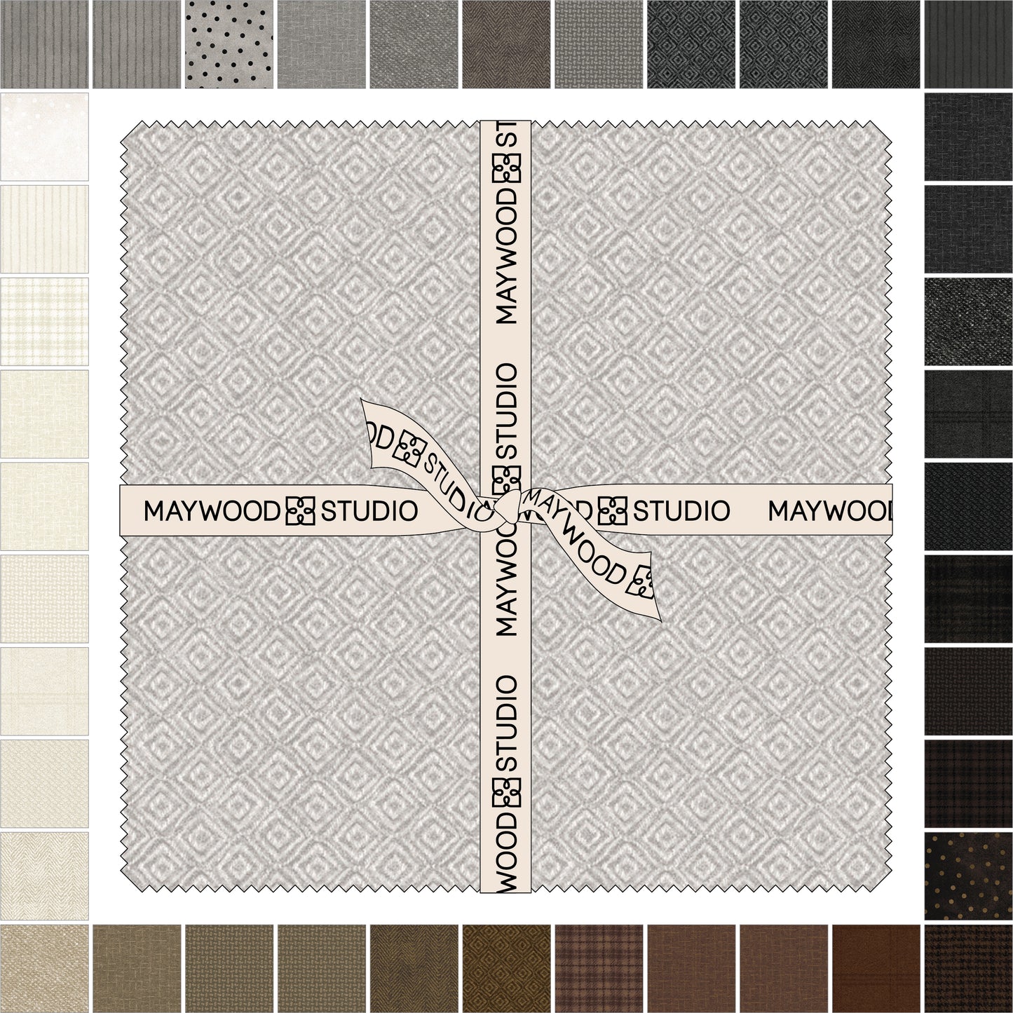 SQ-MASWOF-NEU Woolies Flannel by Bonnie Sullivan for Maywood Studio
