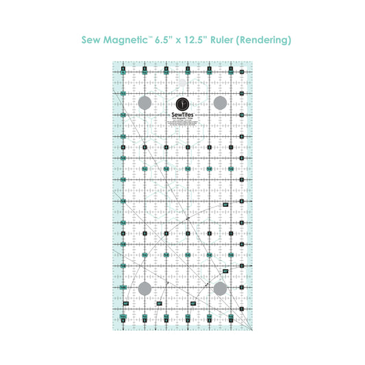 ST-CS-612R 6.5" x 12.5" Sew Magnetic Ruler