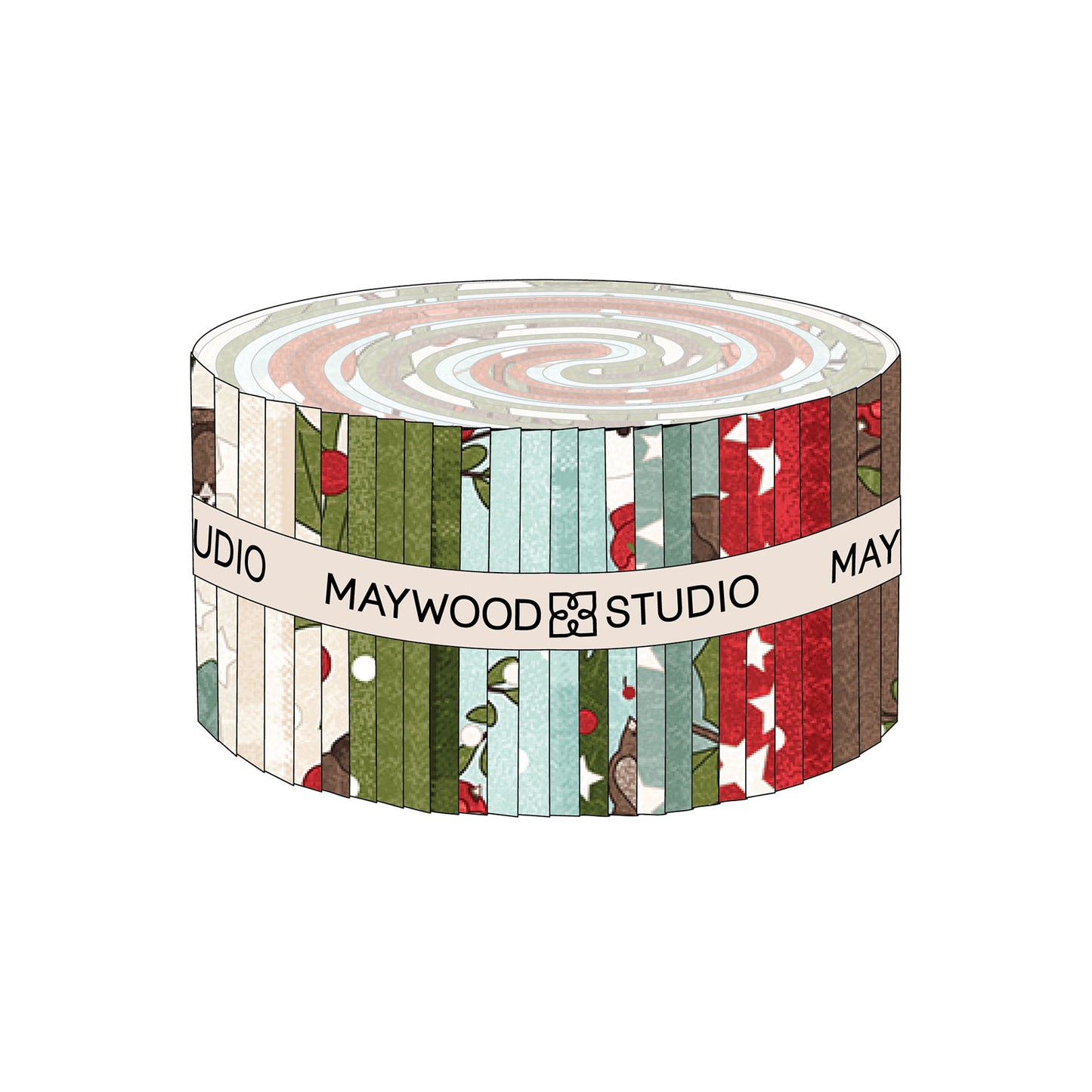 ST-MASSNOW Snowtop Mountain Flannel by Bonnie Sullivan from Maywood Studio