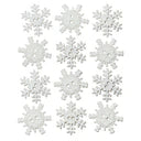 1015 Sew Thru Snowflakes Winter Themed Buttons