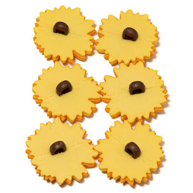 9374 Sunflowers Yellow Summer Autumn Inspired Embellishments