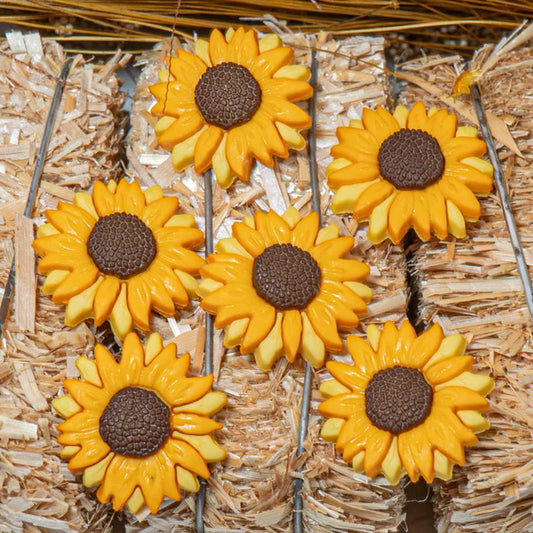 9374 Sunflowers Yellow Summer Autumn Inspired Embellishments