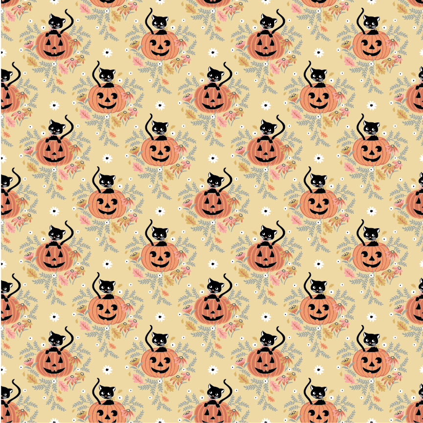 GW271411 The Good Witch Pumpkin Patch Cat