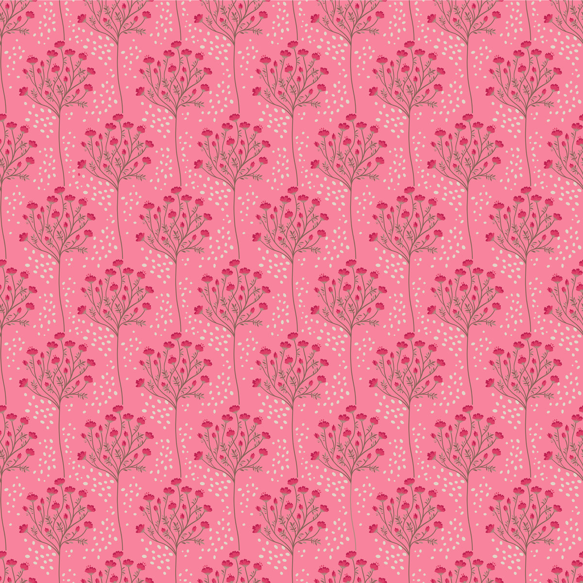 TS271611 Tennessee Summer Branches Dk Blush