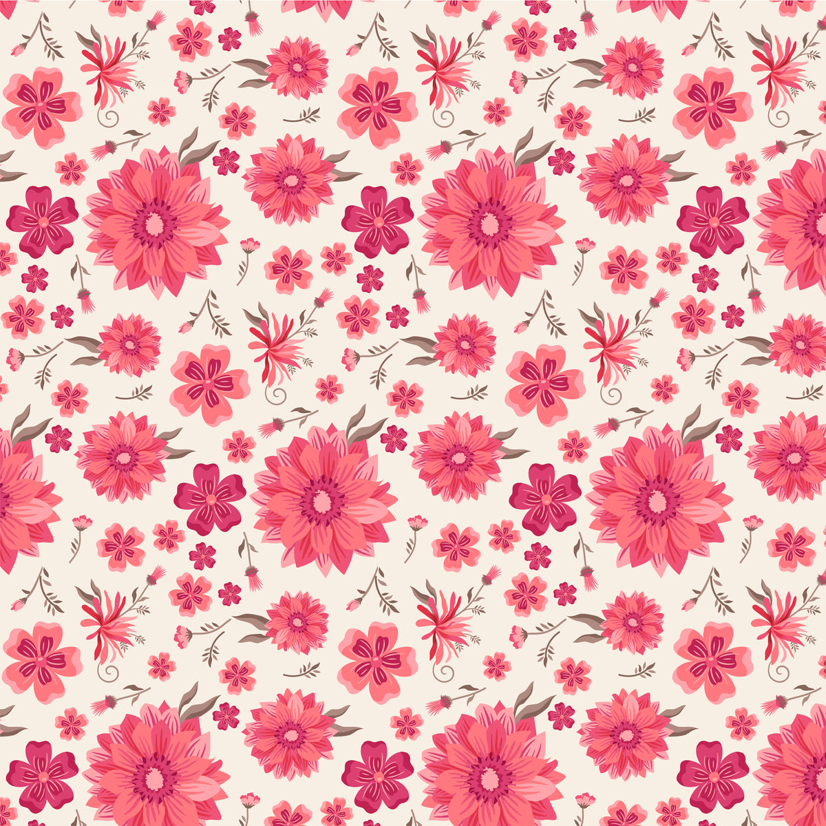 TS271601 Tennessee Summer Southern Floral Buff