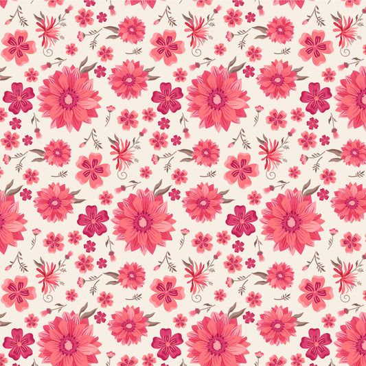 TS271601 Tennessee Summer Southern Floral Buff