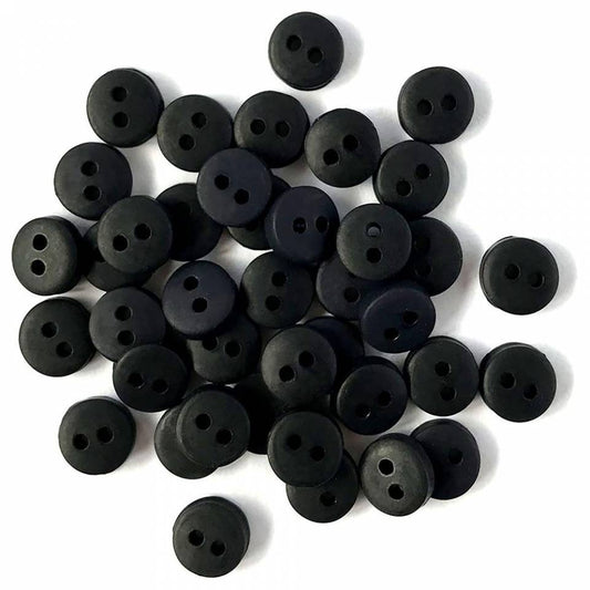 1553 Tiny Black Buttons