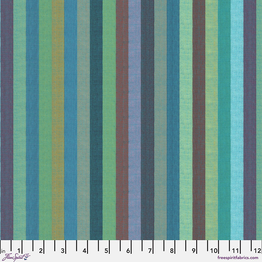 WSGP003.AZURE Woven Stripes Azure