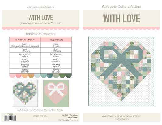 PPP27025 Pemberley Park With Love Pattern