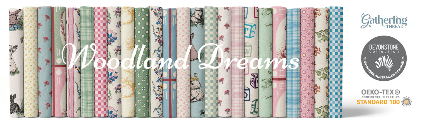 DV8125 Woodland Dreams FQ Bundle 21 Pieces x 3 Panels