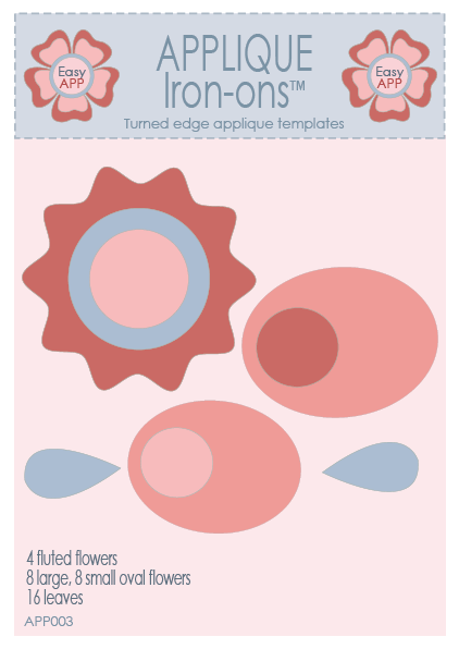 APP03 VV Fluted flowers Easy APP template pac