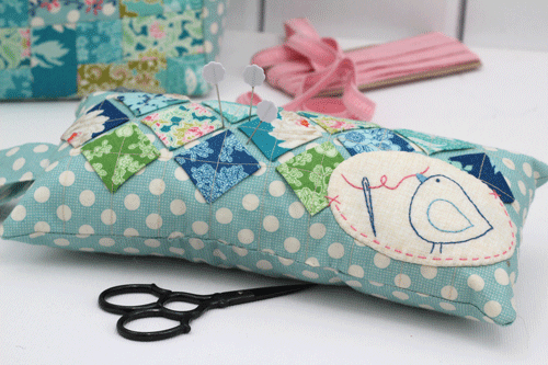 Hnk164 Birdy Squared pinchusion