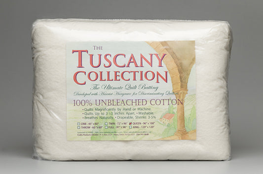 TU 120 Tuscany Unbleached Cotton King 120x120 Inch