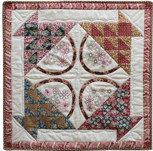 HNK195/17 Bonnie baskets - stitchers garden