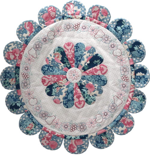 HNK162 Come next spring table topper