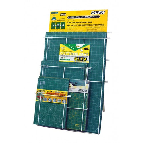 DR-8 OLFA CUTTING MAT DISPLAY RACK EMPTY